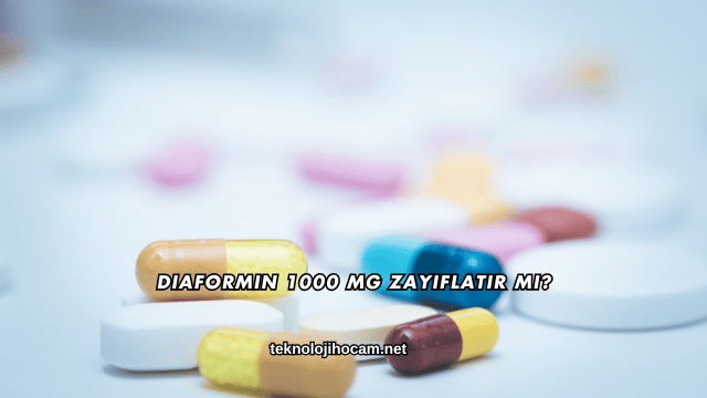 Diaformin 1000 Mg Zayıflatır mı?