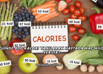 Günde 800 Kalori Yakılarak Haftada Kaç Kilo Verilir?