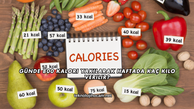 Günde 800 Kalori Yakılarak Haftada Kaç Kilo Verilir?