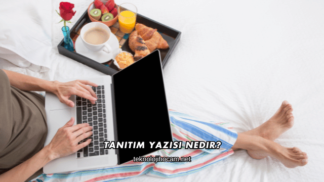 Tanıtım Yazısı Nedir?