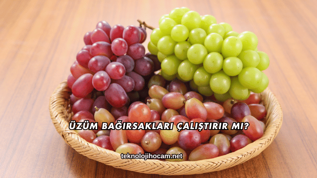 Üzüm Bağırsakları Çalıştırır mı?